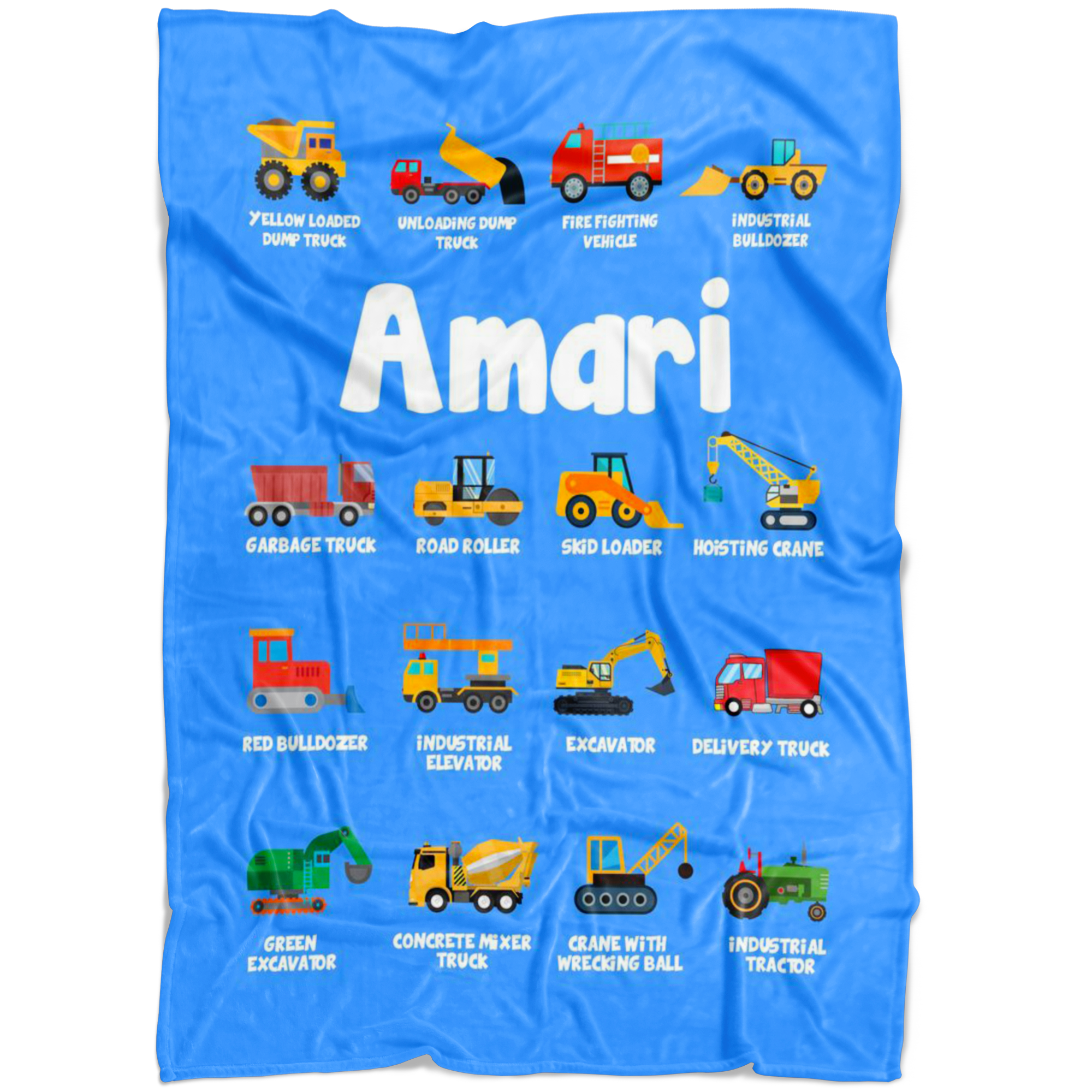 Amari Construction Blanket Blue