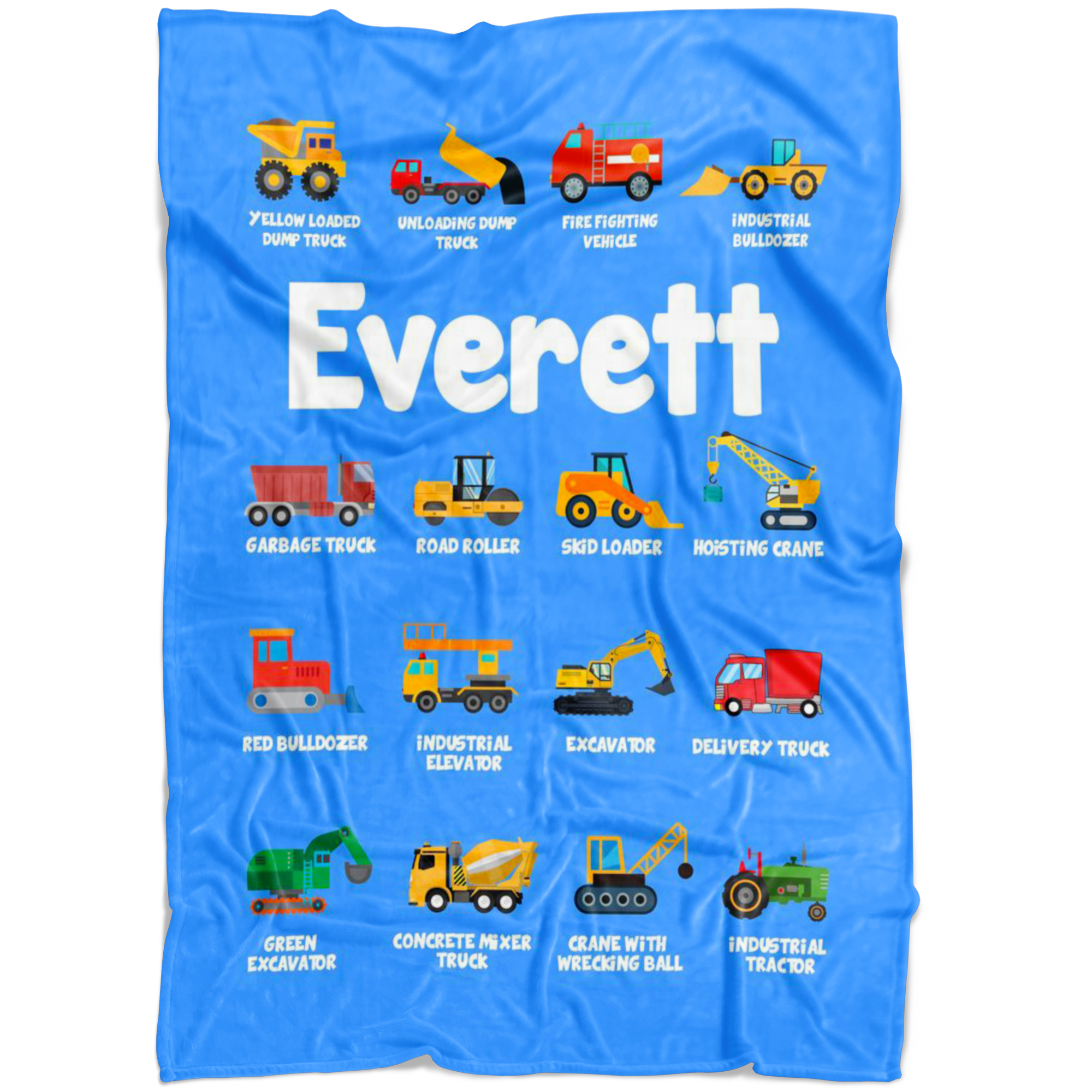 Everett Construction Blanket Blue