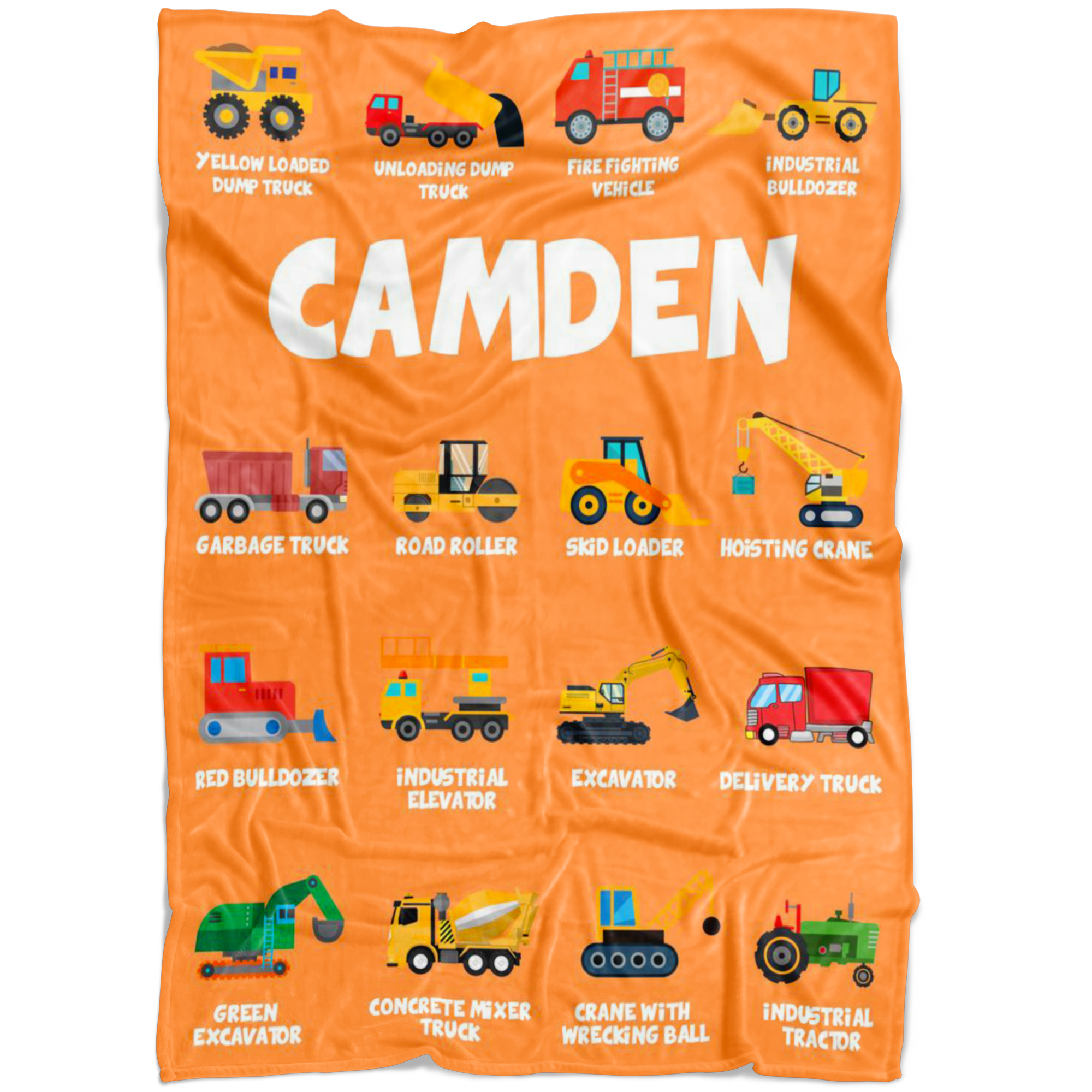 Camden Construction Blanket Orange
