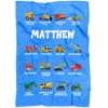Matthew Construction Blanket Blue