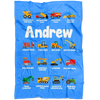 Andrew Construction Blanket Blue