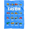 Easton Construction Blanket Blue