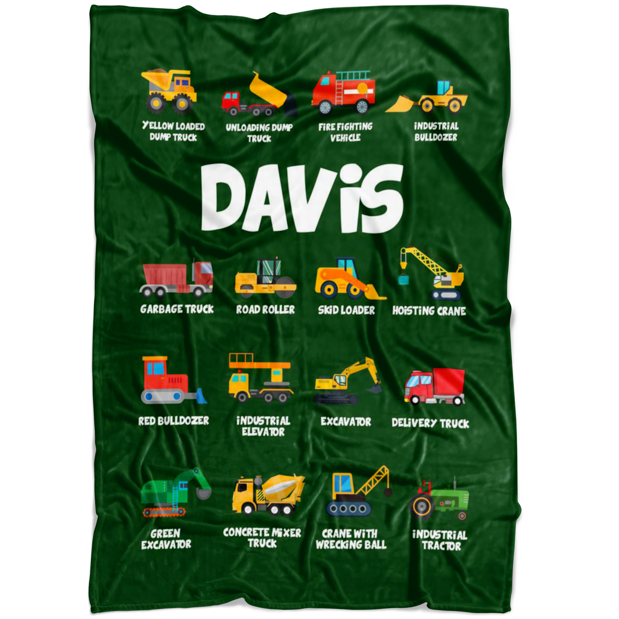Davis Construction Blanket Green