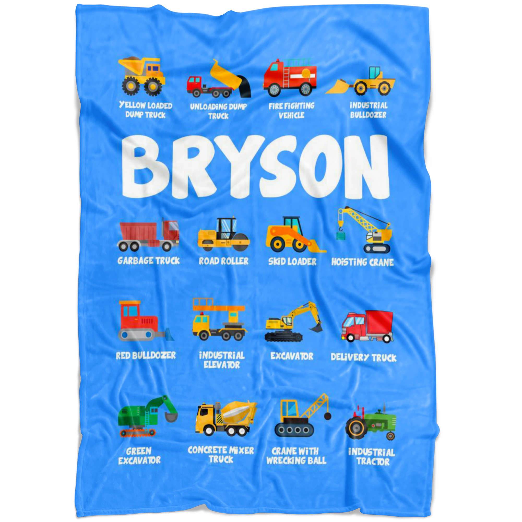 BRYSON Construction Blanket Blue