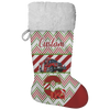 Personalized Name Christmas Stockings with Fire Truck