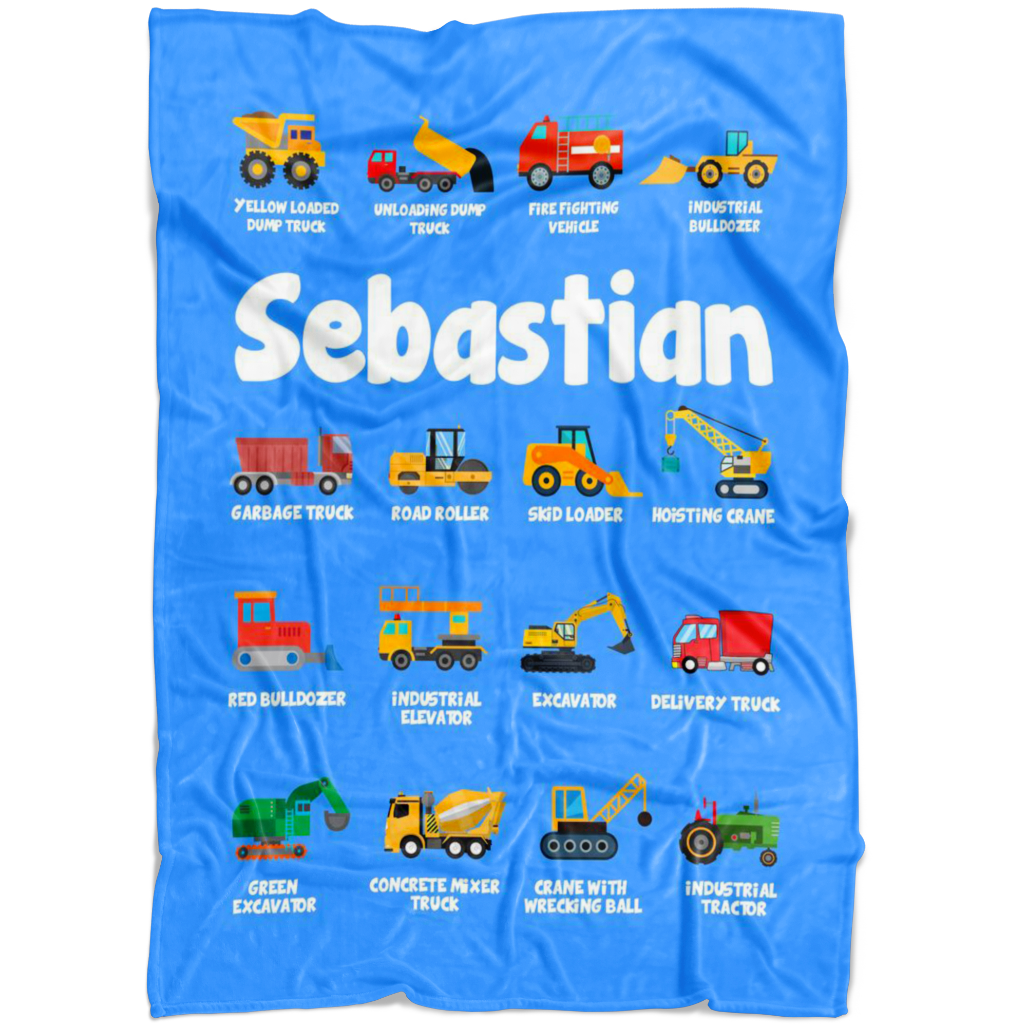 Sebastian Construction Blanket Blue