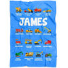 JAMES Construction Blanket Blue