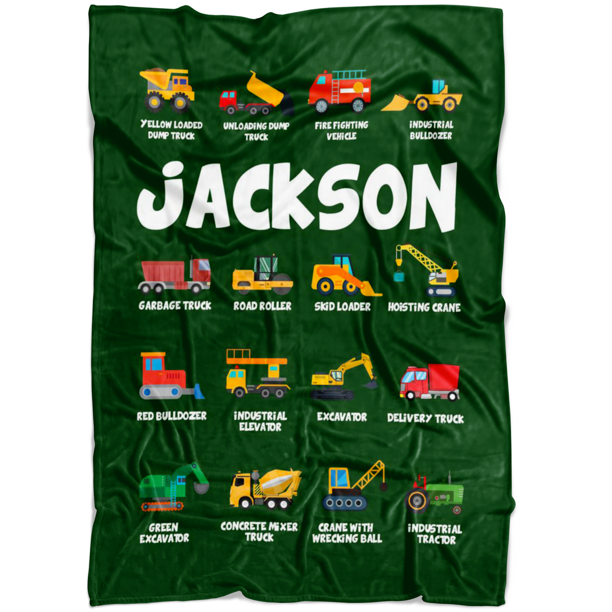Jackson Construction Blanket Green