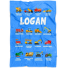 Logan Construction Blanket Blue