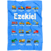 Ezekiel Construction Blanket Blue