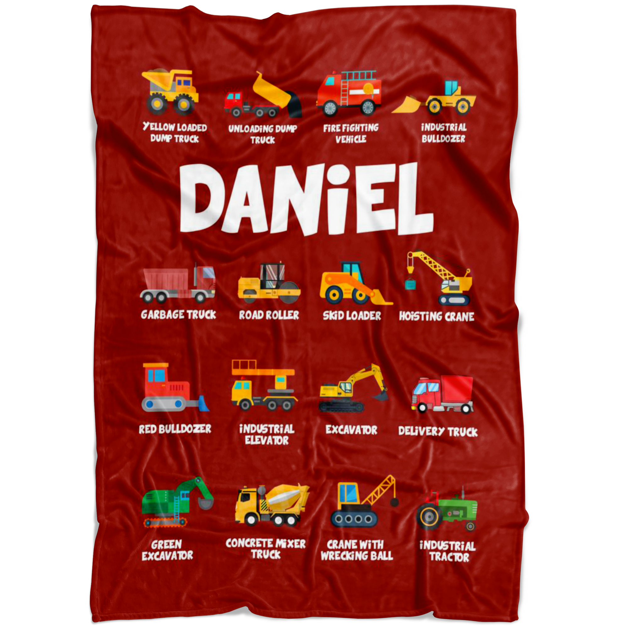 Daniel Construction Blanket Red