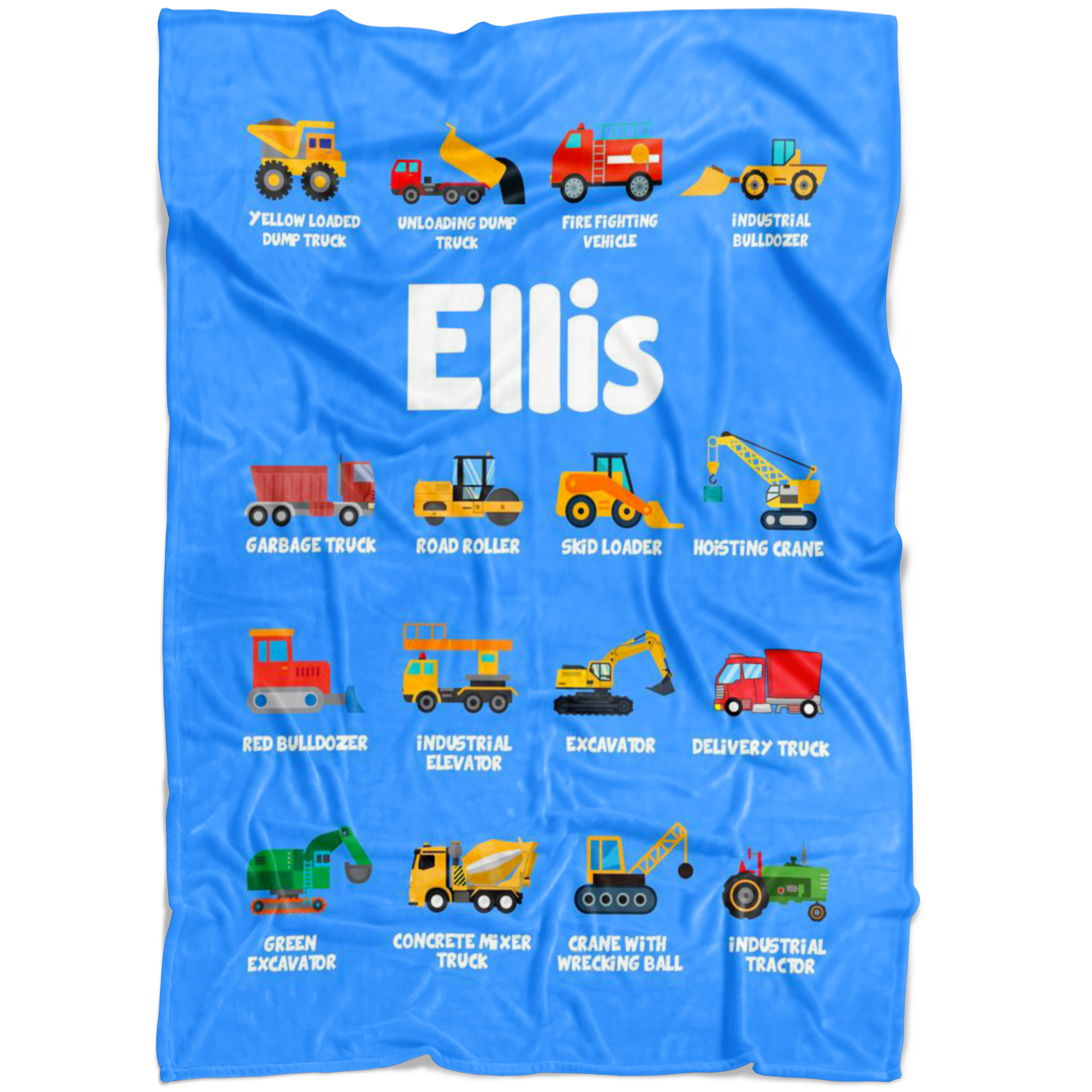 Ellis Construction Blanket Blue