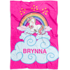 Personalized Name Magical Unicorn Blanket for Babies & Girls - BRYNNA