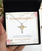 Granddaughter - Have Faith - Love Grandma - Cross Dancing Necklace