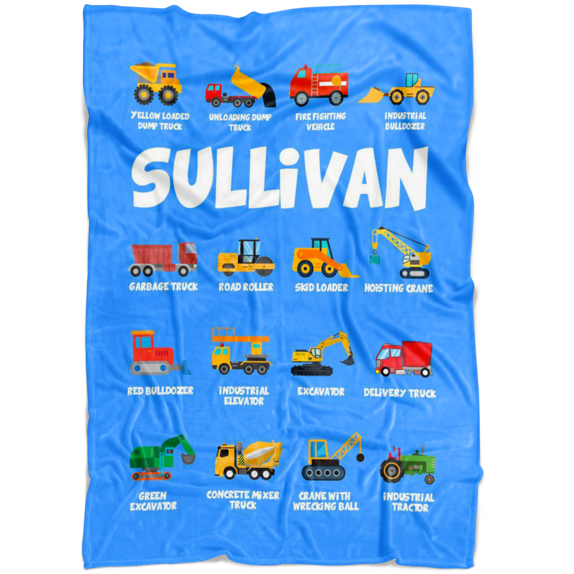 Sullivan Construction Blanket Blue