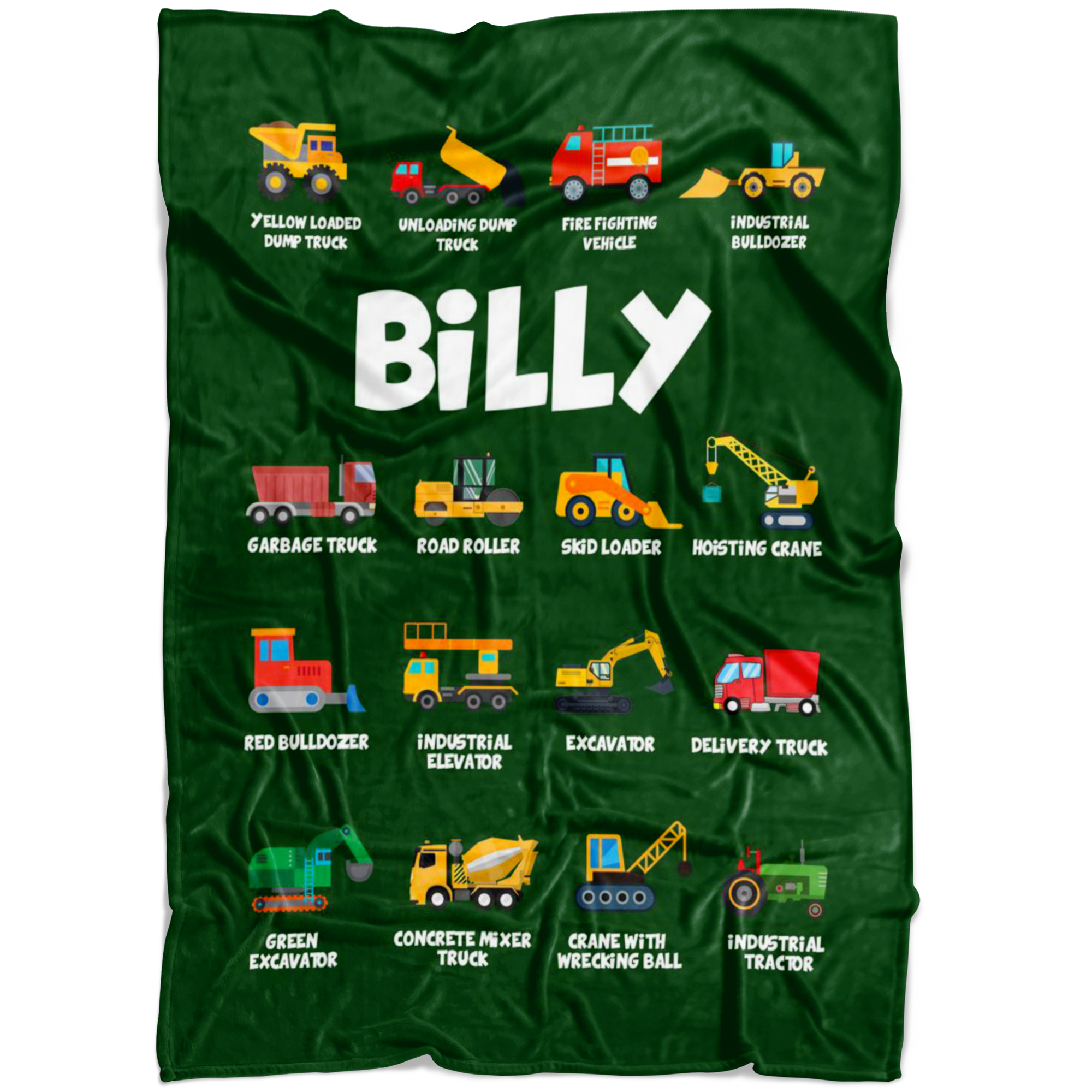 Billy Construction Blanket Green