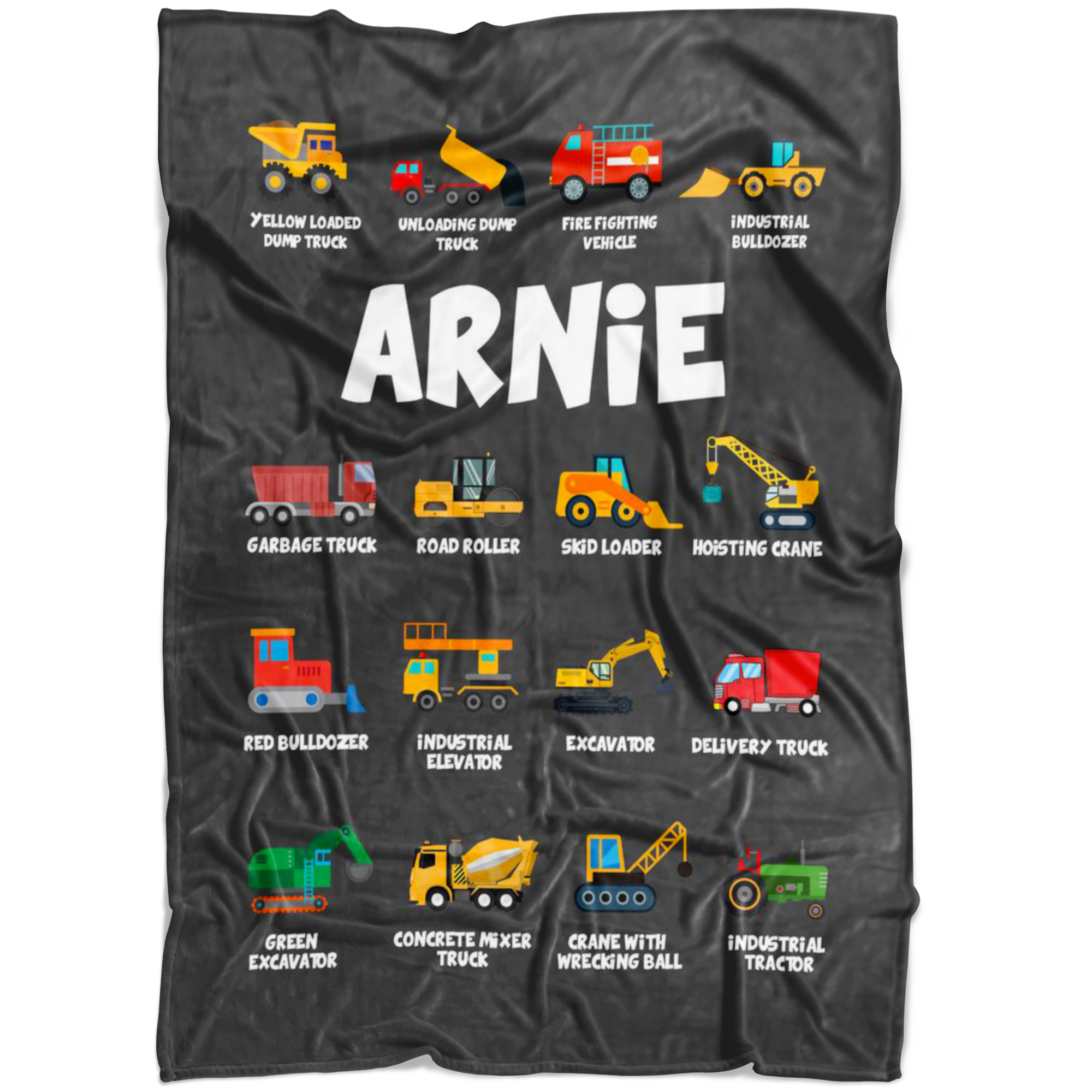 Arnie Construction Blanket Grey