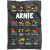 Arnie Construction Blanket Grey