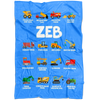 Zeb Construction Blanket Blue
