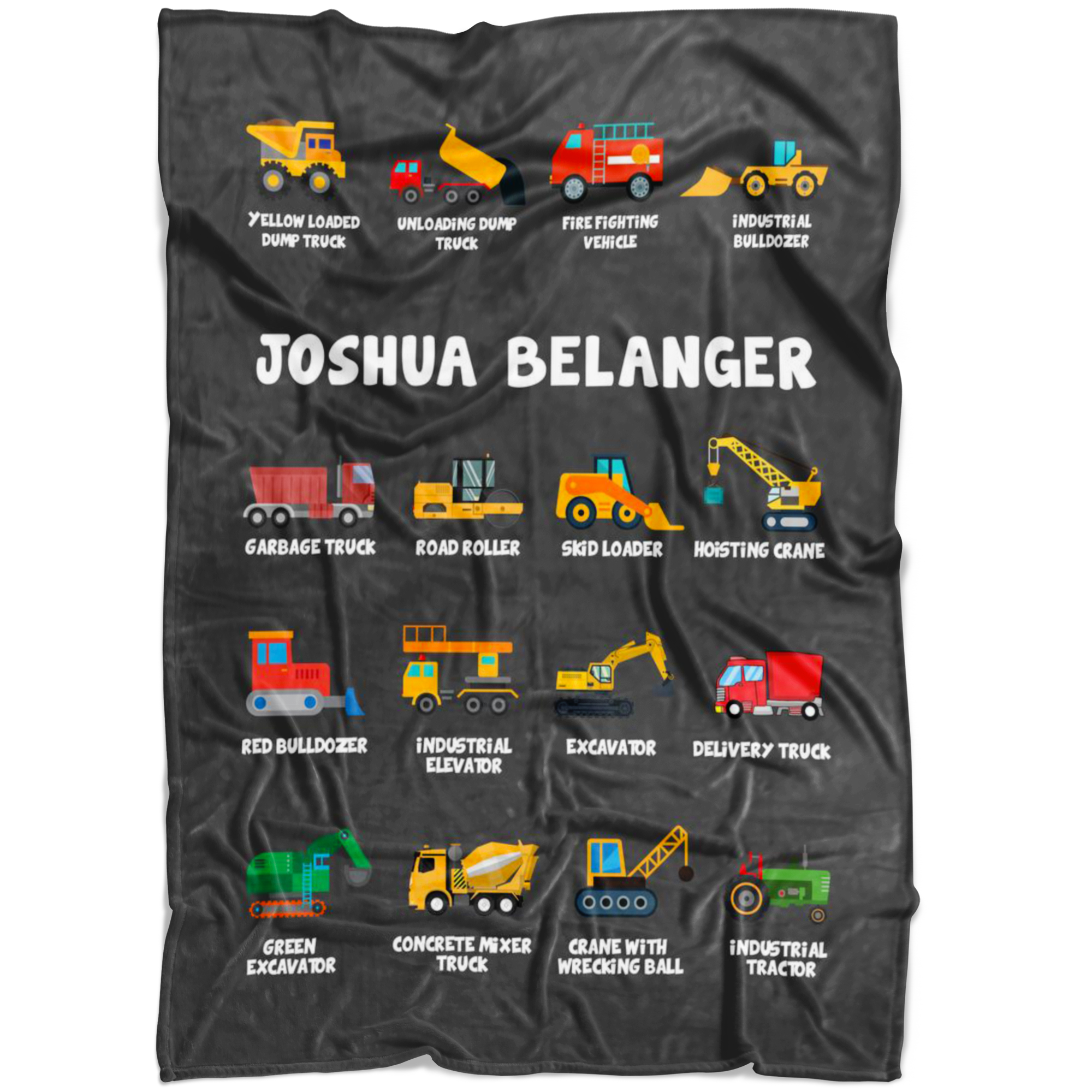 Joshua Belanger Construction Blanket Grey