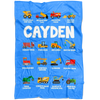 CAYDEN Construction Blanket Blue
