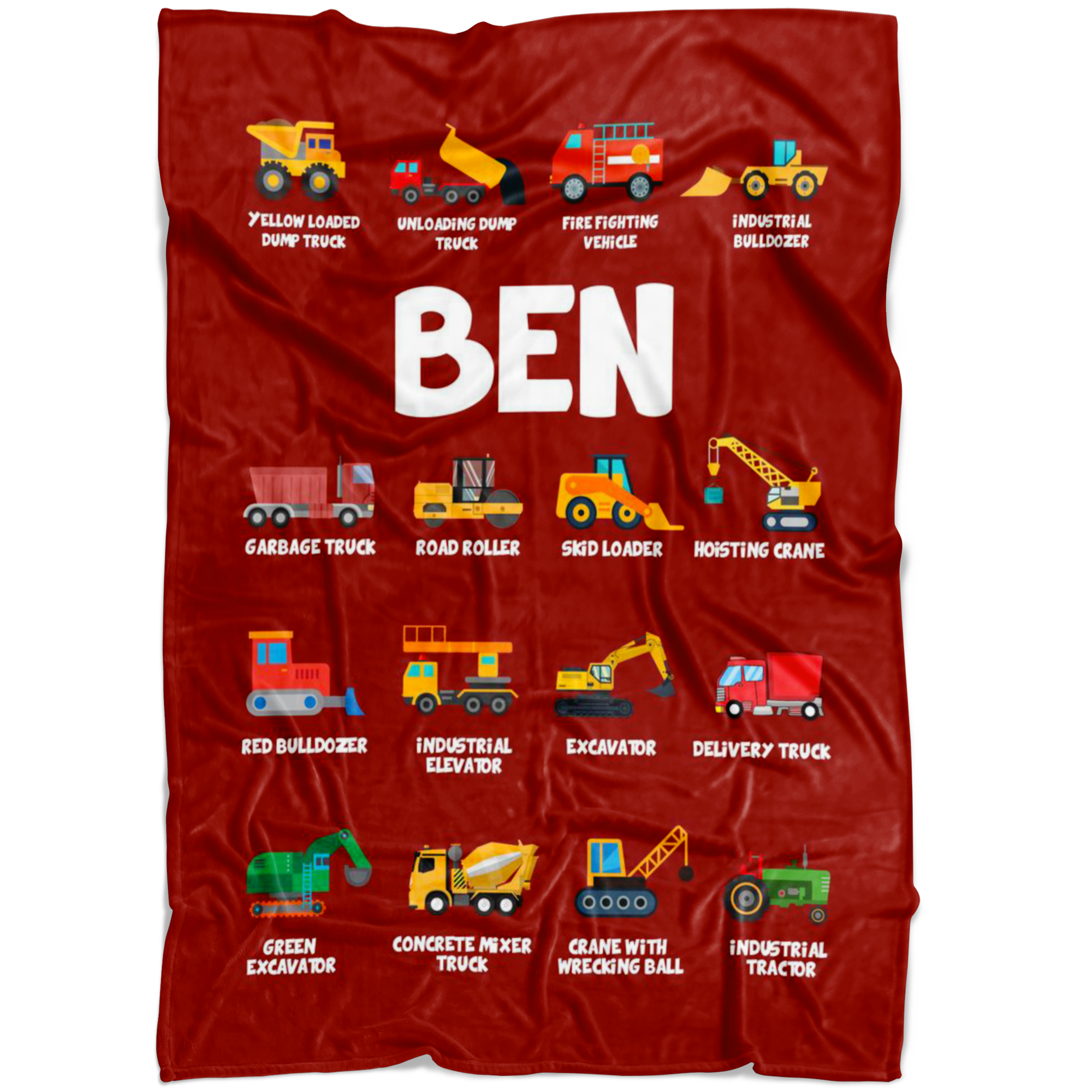 BEN Construction Blanket Red