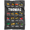 Thomas Construction Blanket Grey