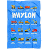 Waylon Construction Blanket Blue