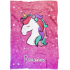 Personalized Name Magical Unicorn Blanket for Babies & Girls - Roxanne