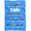 Eddie Construction Blanket Blue