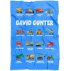 David Gunter Construction Blanket Blue