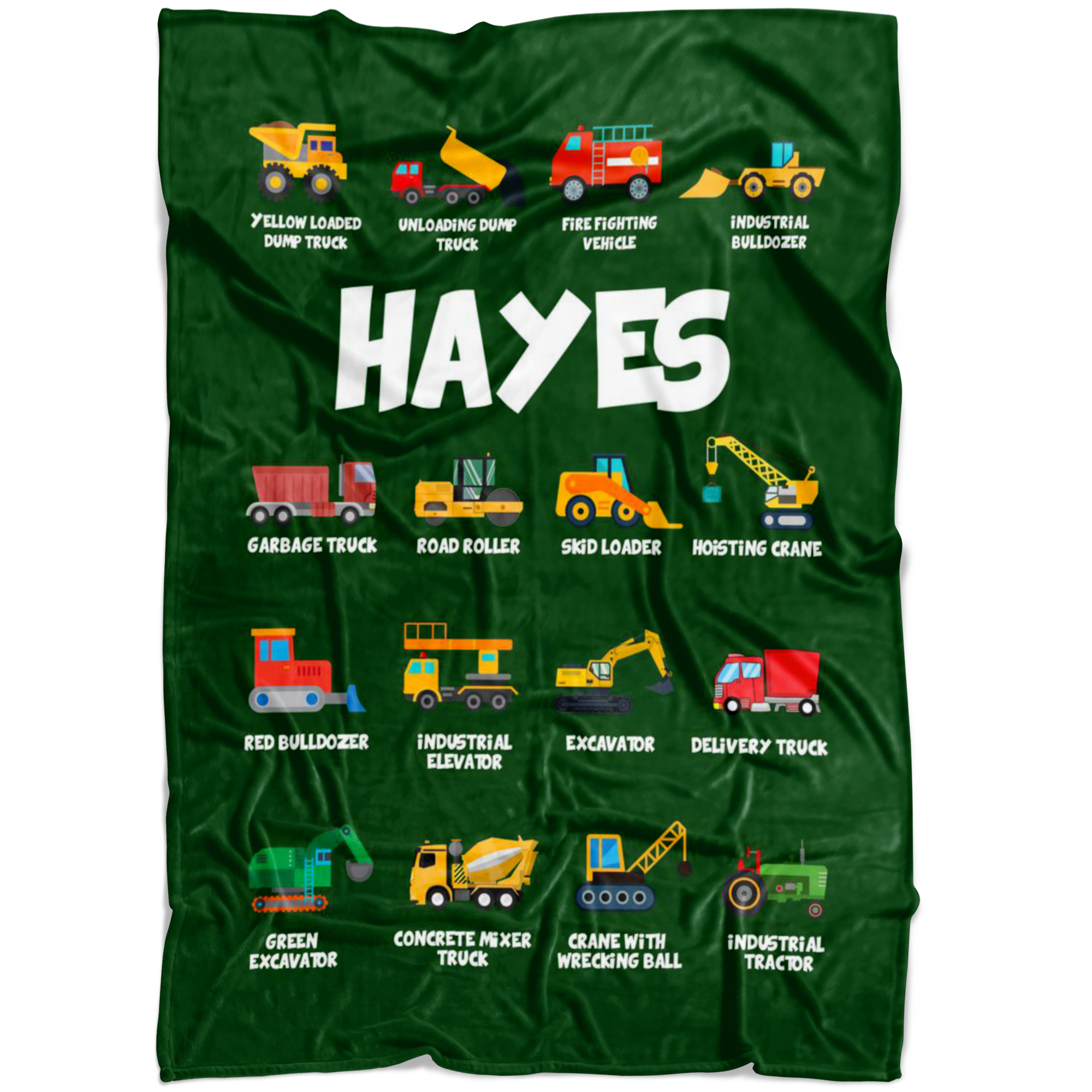 Hayes Construction Blanket Green