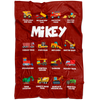 Mikey Construction Blanket Red