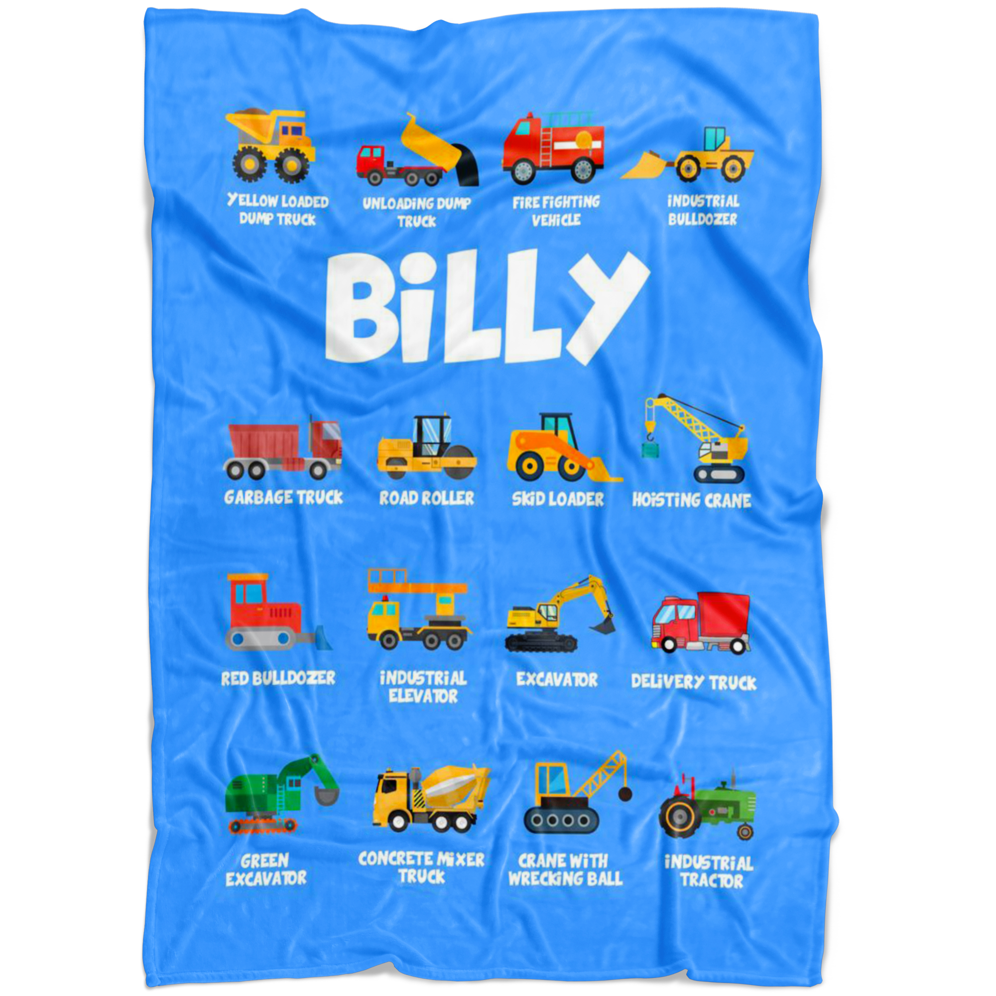 Billy Construction Blanket Blue