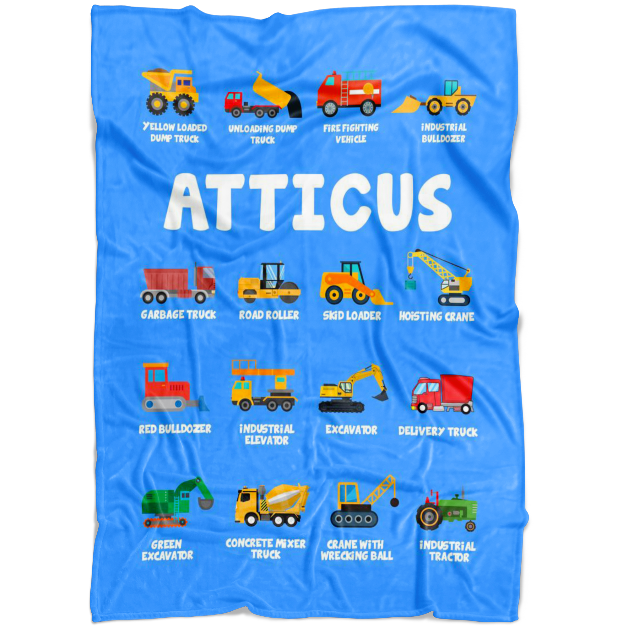 Atticus Construction Blanket Blue