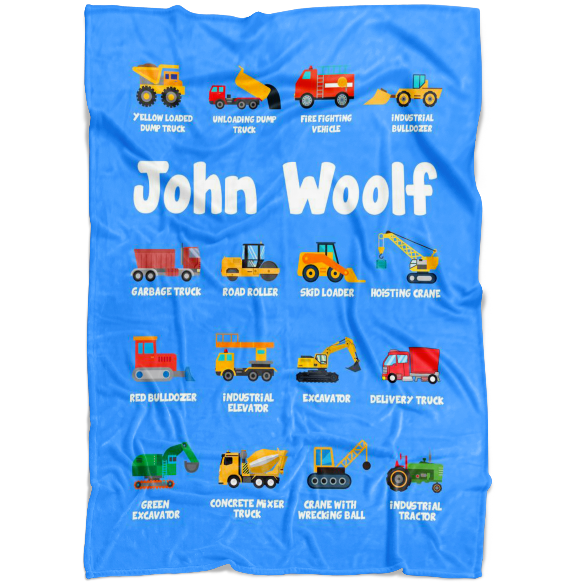 John Woolf Construction Blanket Blue