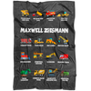 Maxwell Ziesmann Construction Blanket Grey