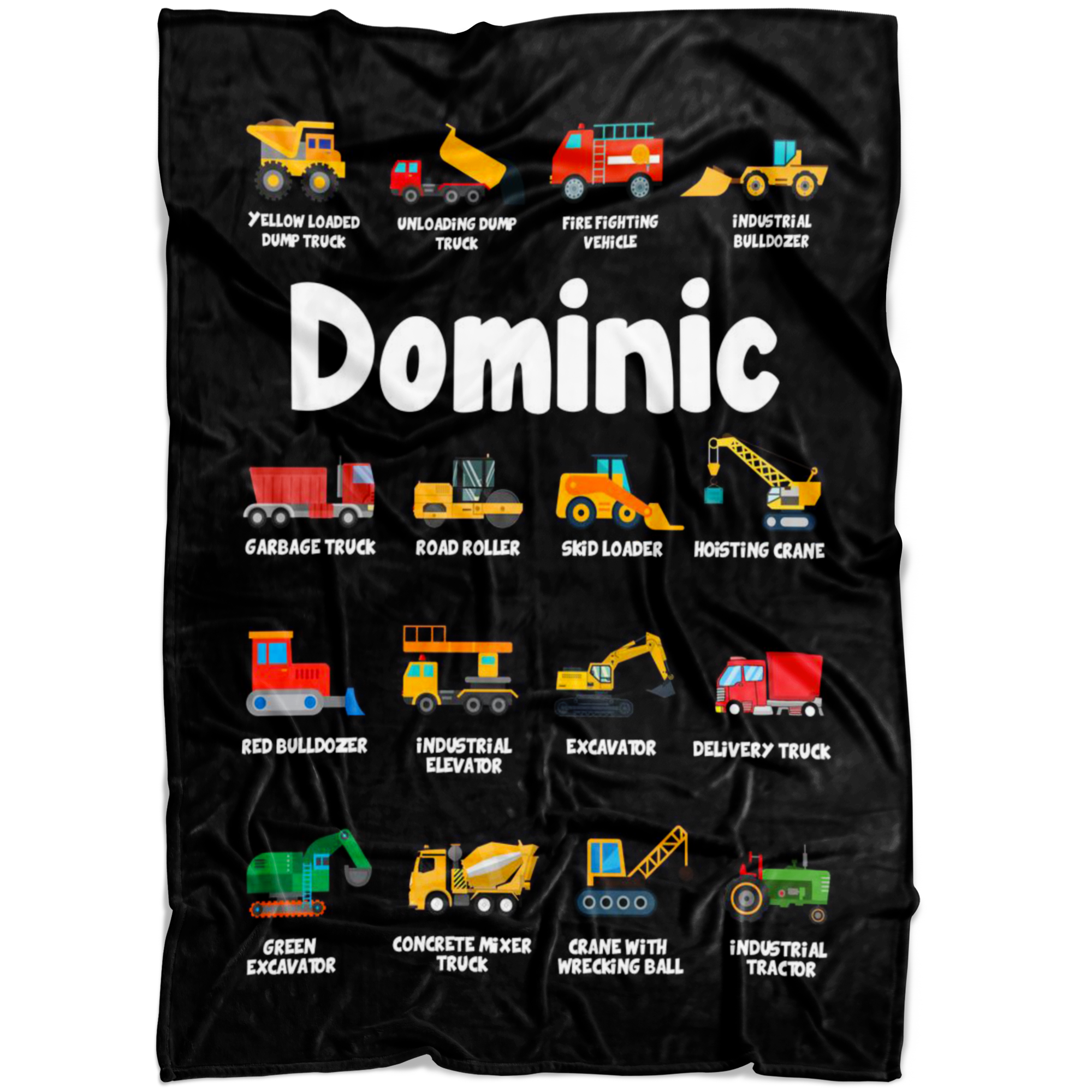 Dominic Construction Blanket Black