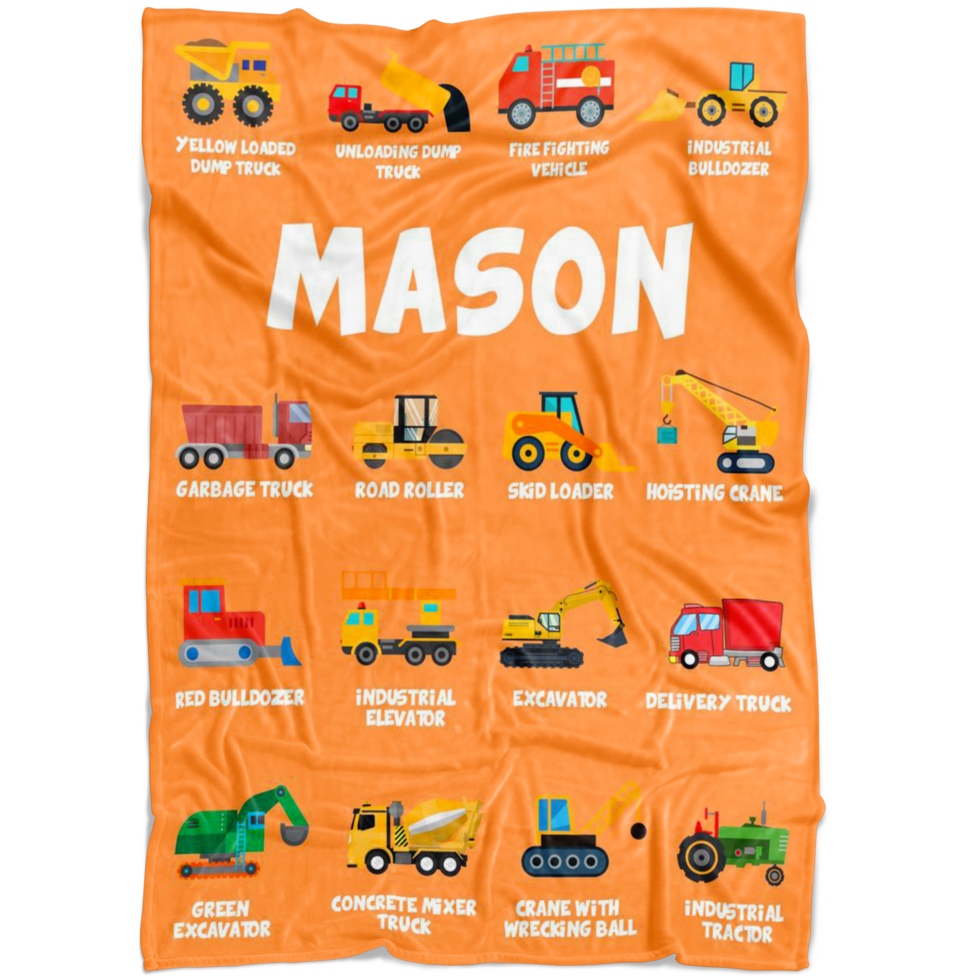 Mason Construction Blanket Orange