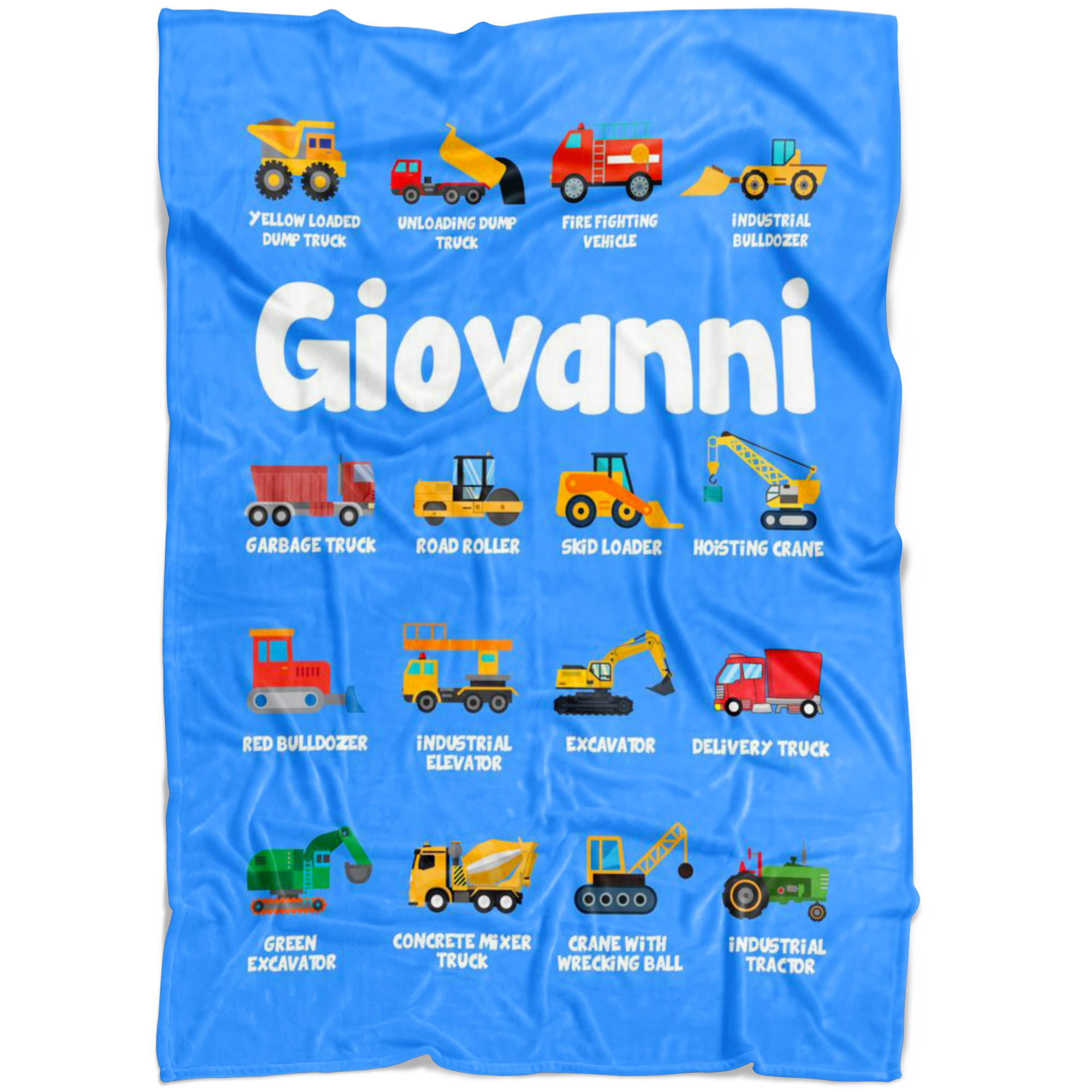 Giovanni Construction Blanket Blue