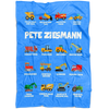 Pete Ziesmann Construction Blanket Blue