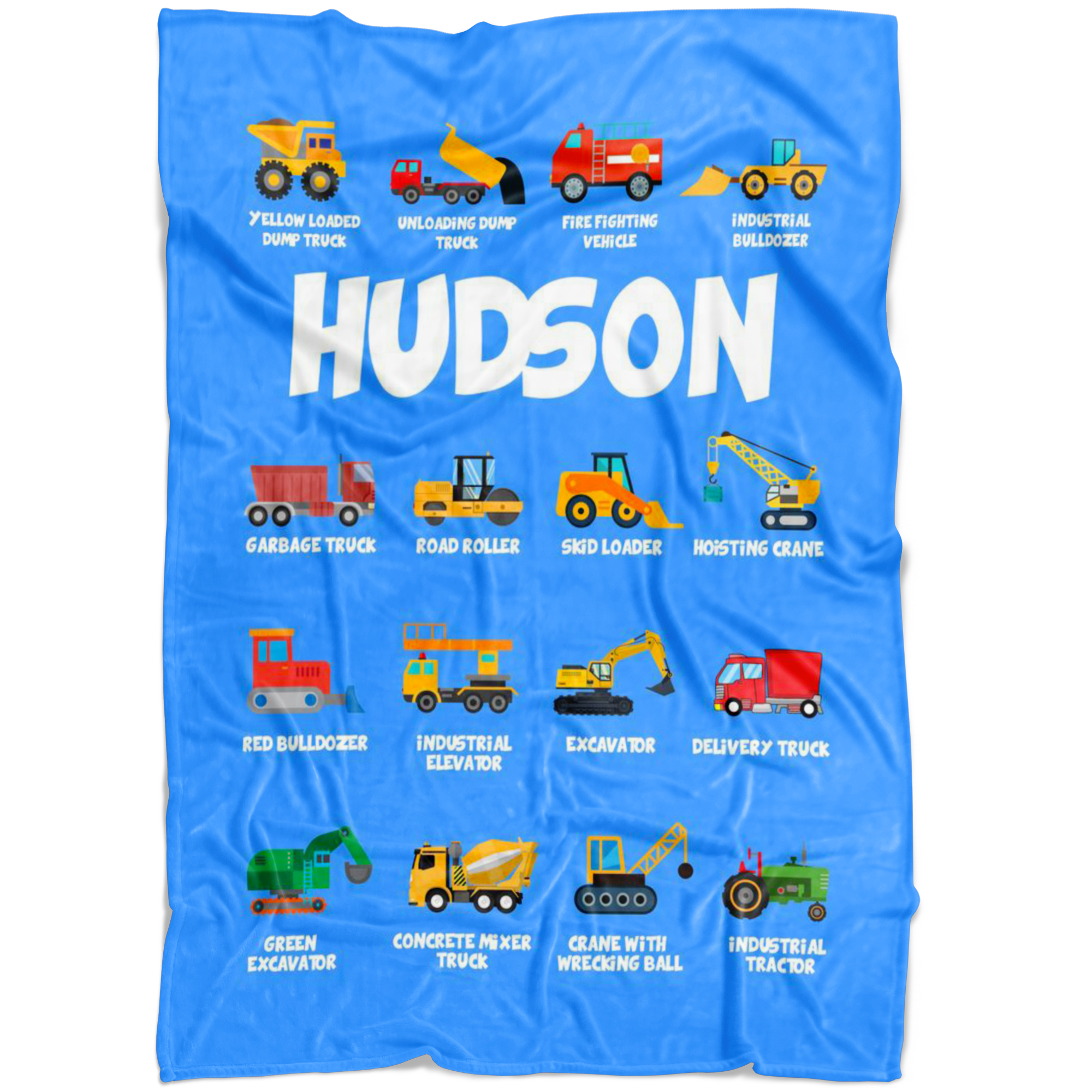 Hudson Construction Blanket Blue