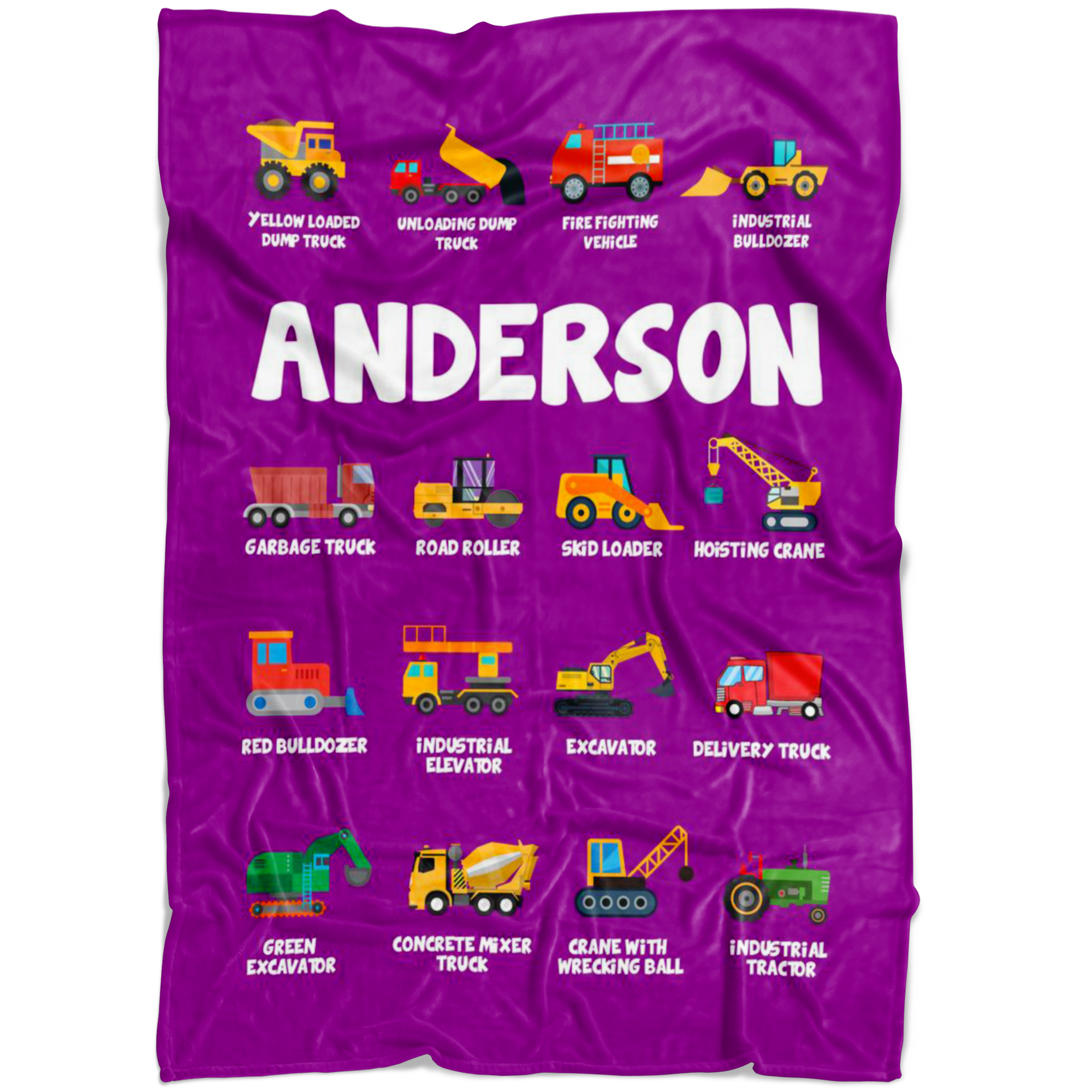 Anderson Construction Blanket Purple