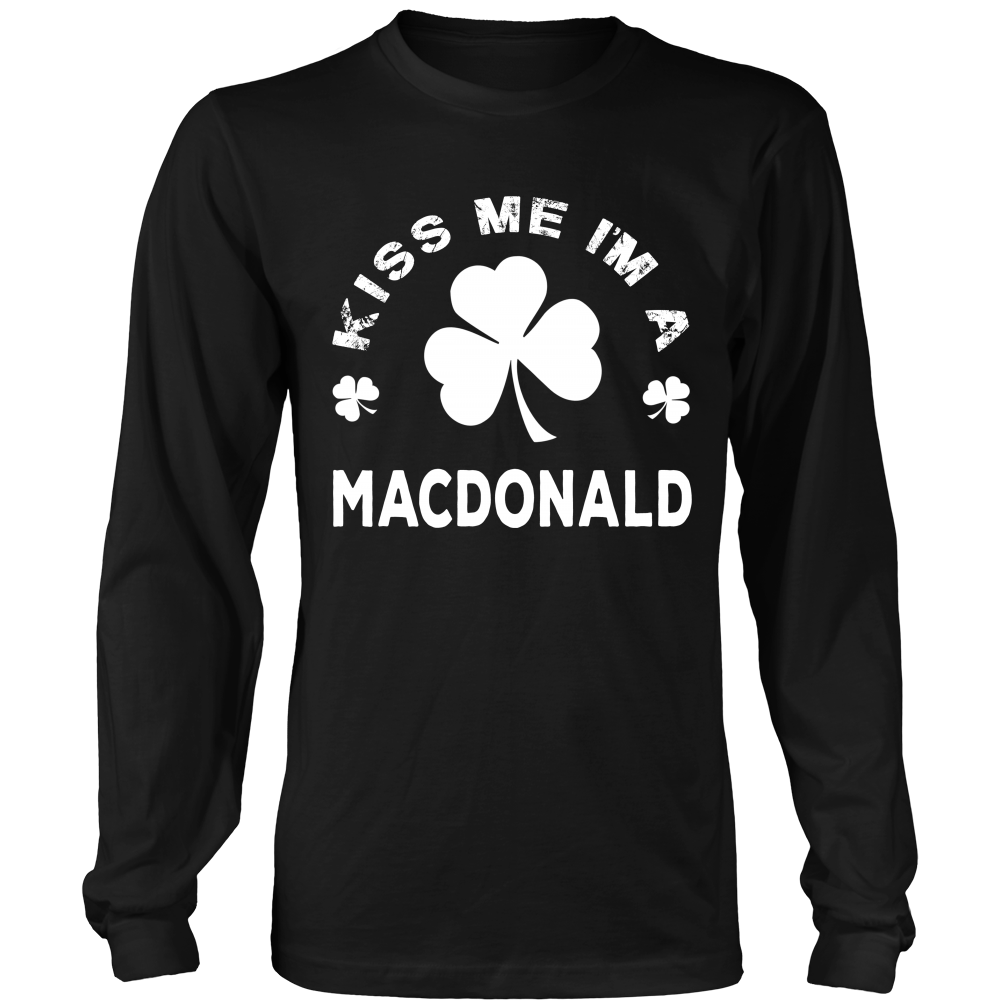 Kiss Me I'm A MacDonald