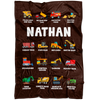 Nathan Construction Blanket Brown