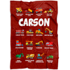 Carson Construction Blanket Red