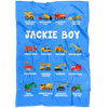 Jackie Boy Construction Blanket Blue