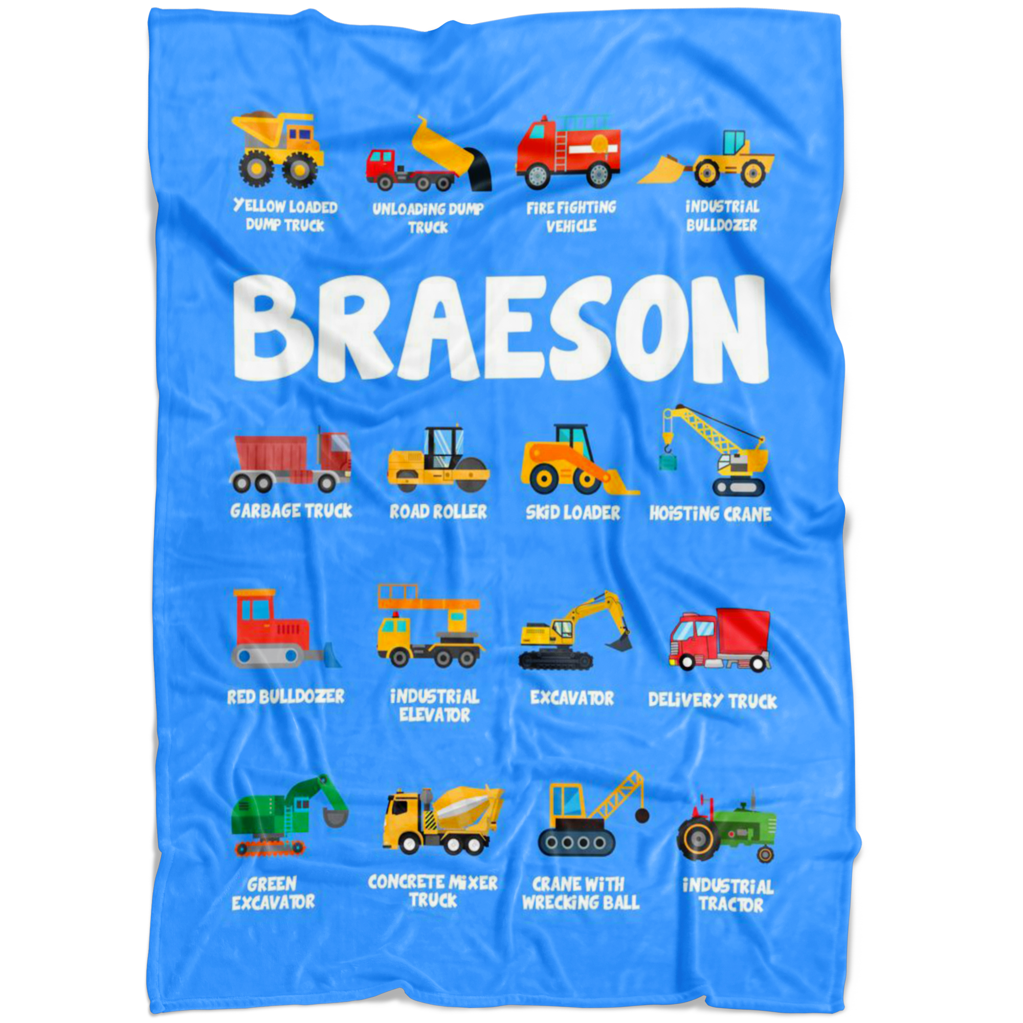 Braeson Construction Blanket Blue