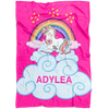 Personalized Name Magical Unicorn Blanket for Babies & Girls - ADYLEA