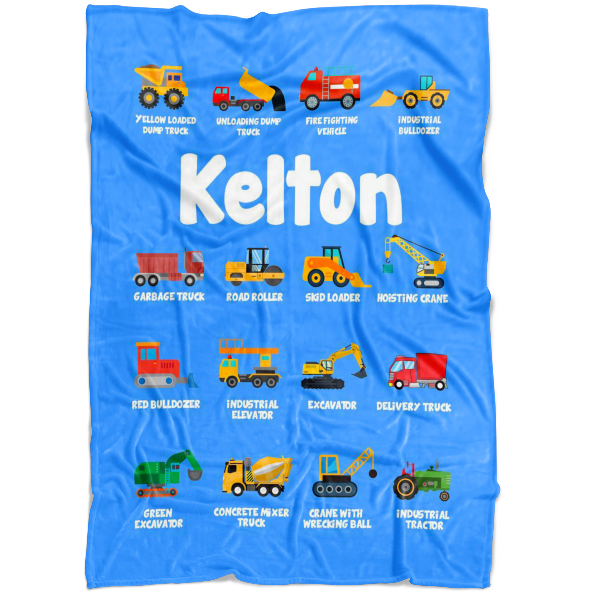 Kelton Construction Blanket Blue